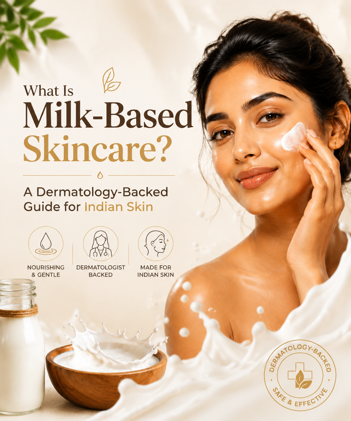 milk-based skincare for indian skin