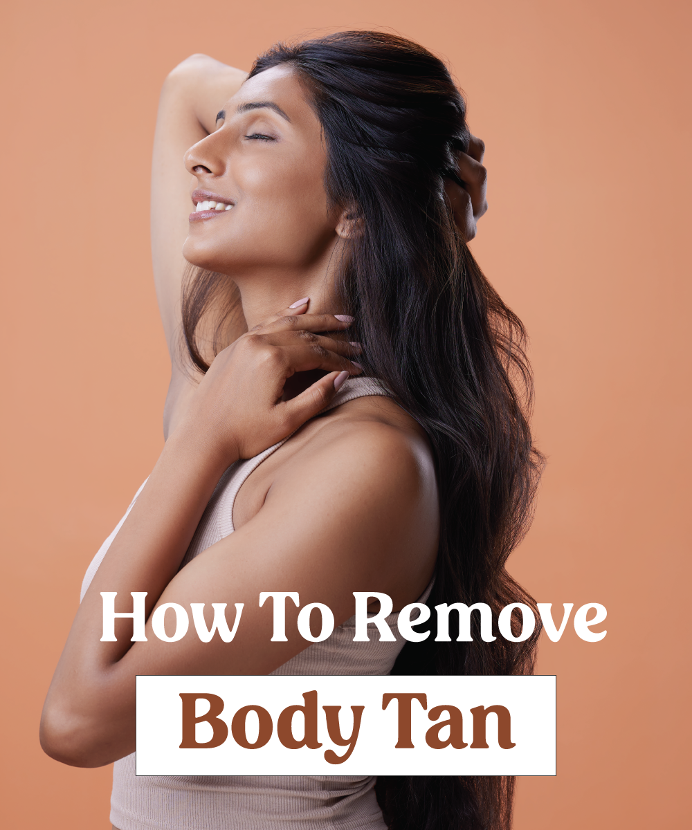 how to remove body tan