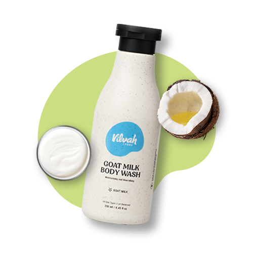 vilvah goat milk body wash