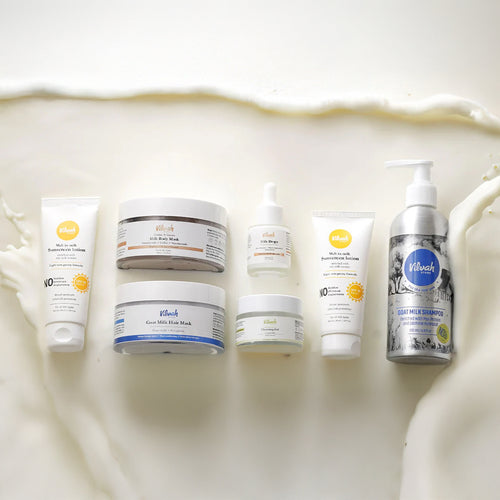 Vilvah's Milk Based Skincare and Haircare Products