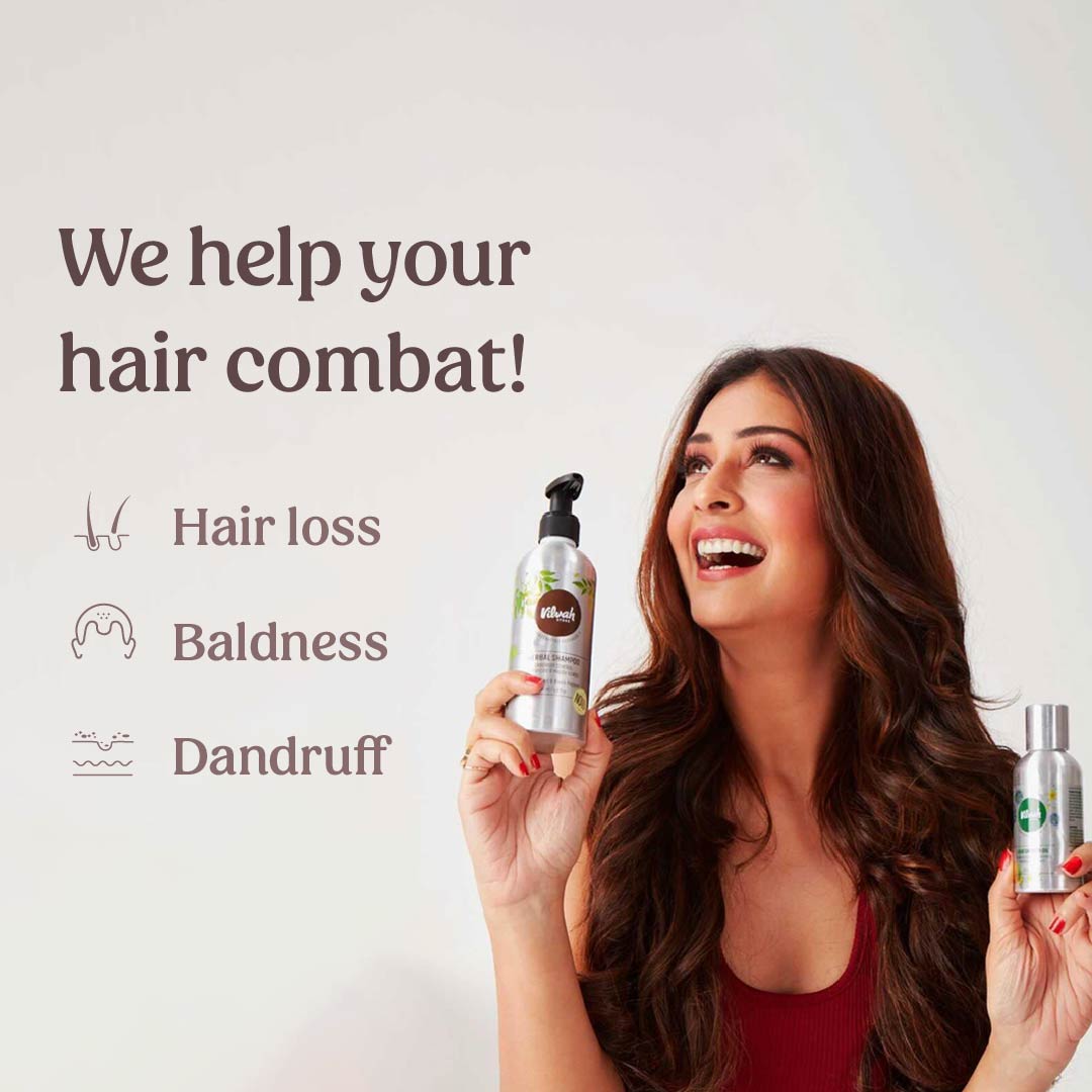 Vilvah's hairfall combo benefits