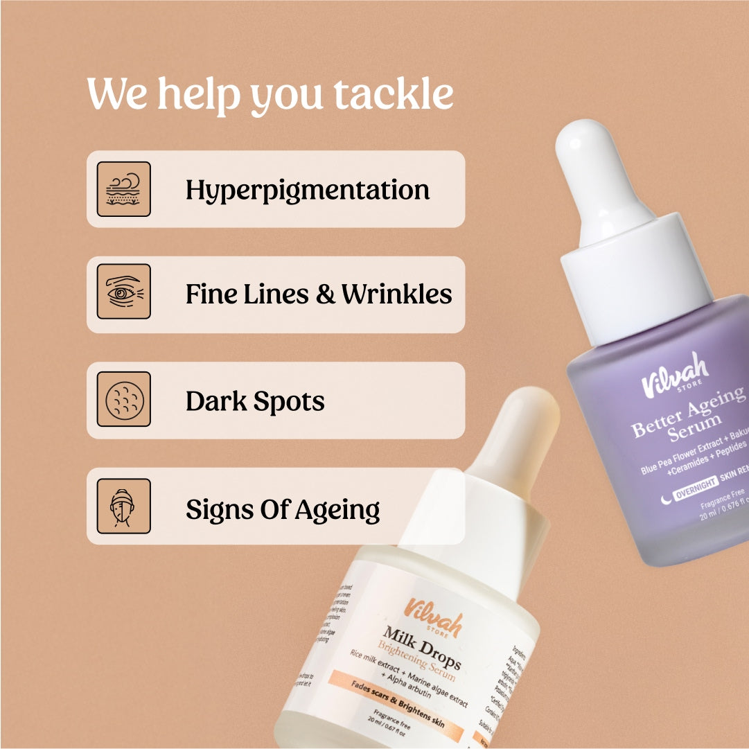 Benefits of Vilvah AM PM Serum Combo