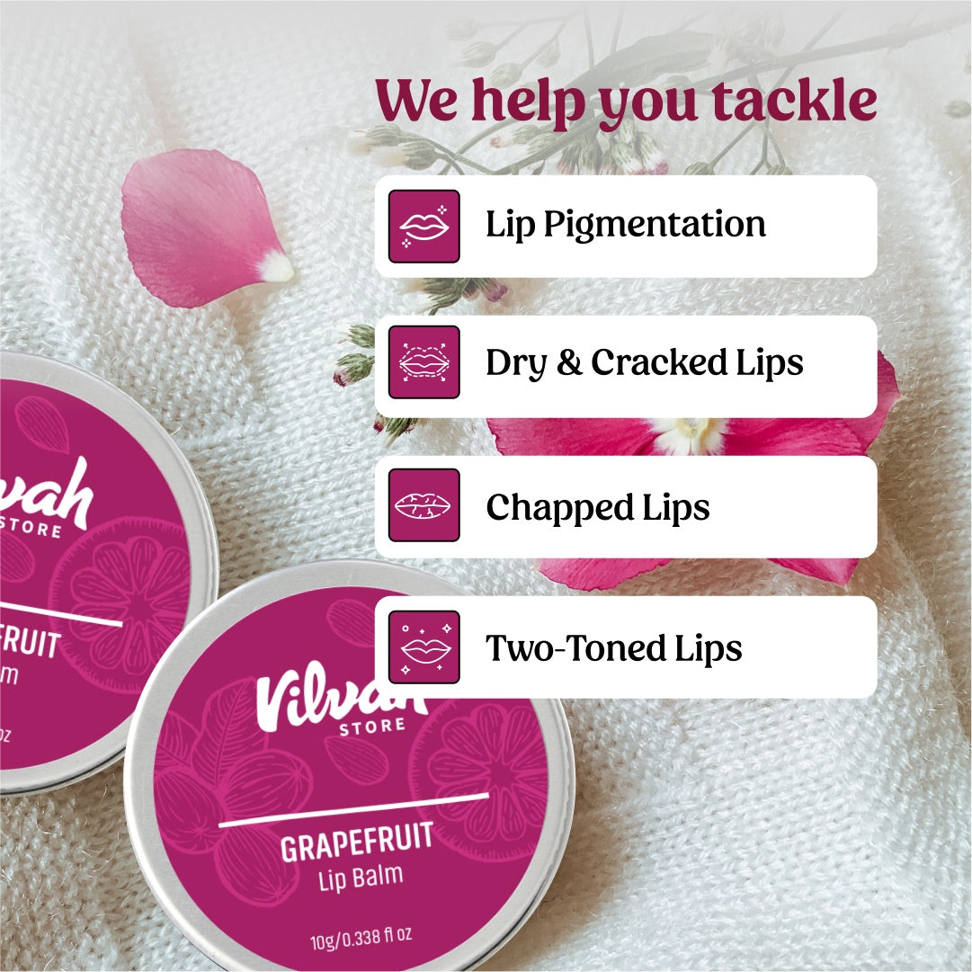 benefits of vilvah grapefruit lip balm