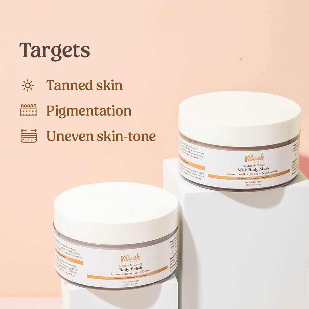 benefits of body polishing combo - Vilvah