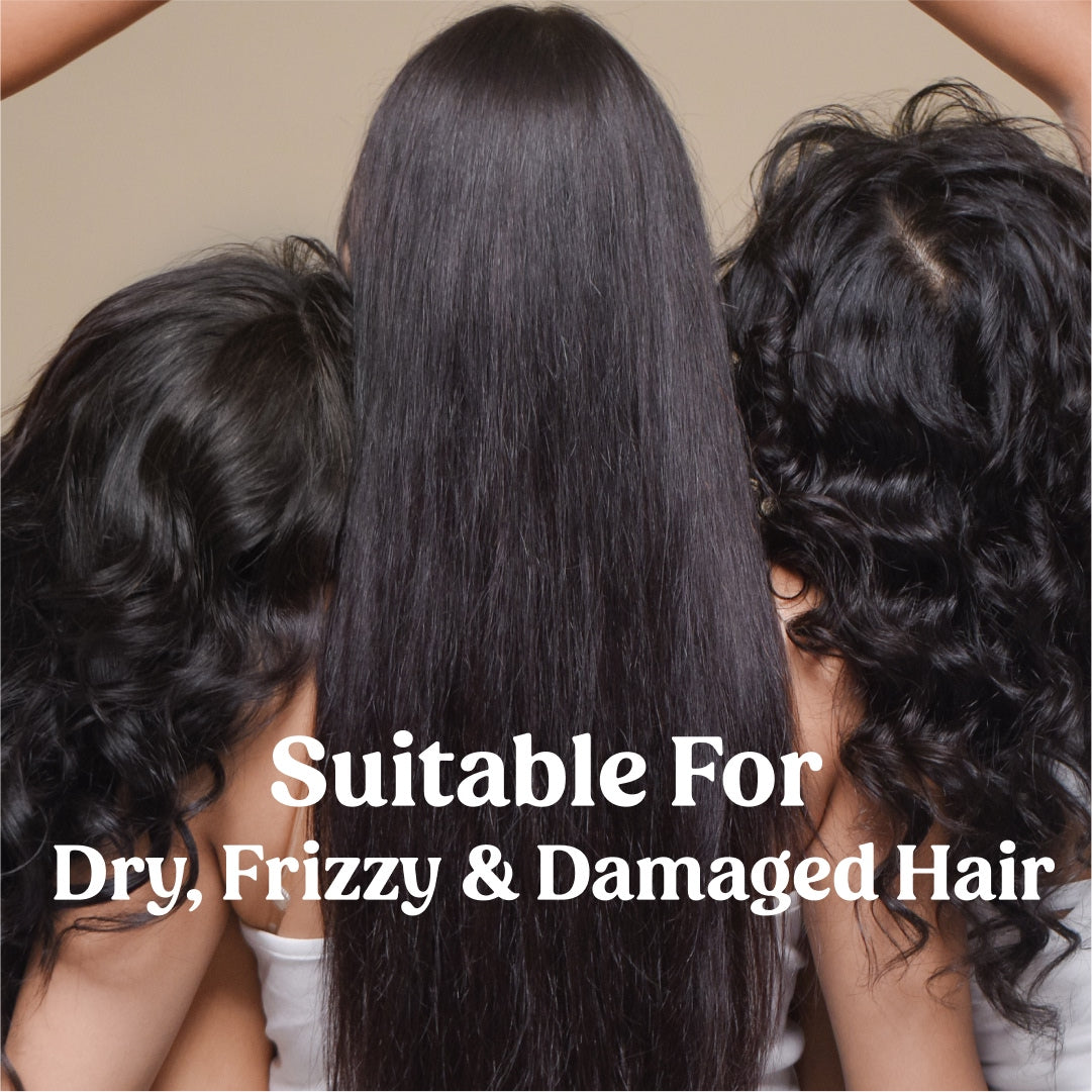 goat milk shampoo suits for dry, frizzy, damaged hair