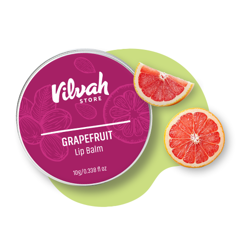 vilvah grapefruit lip balm