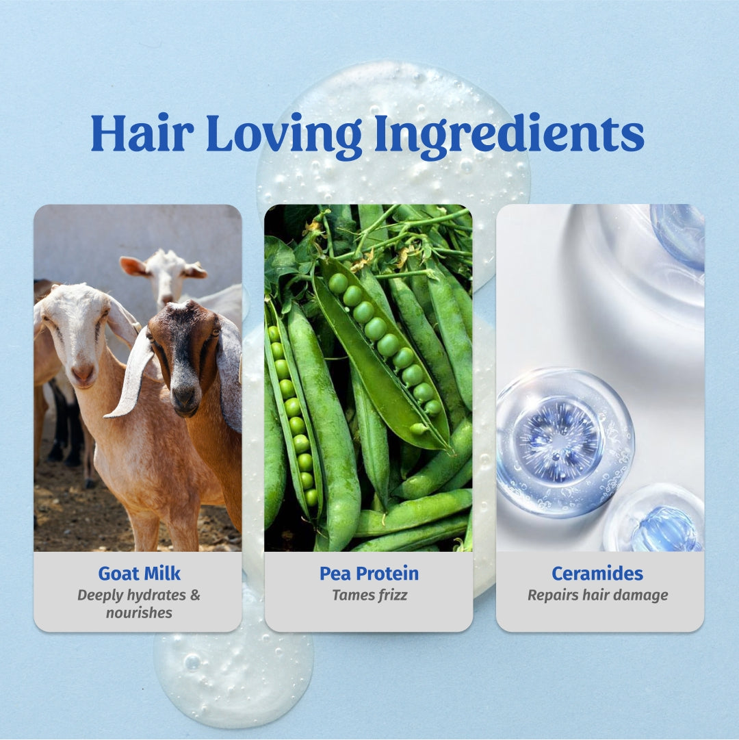 ingredients of goat milk shampoo