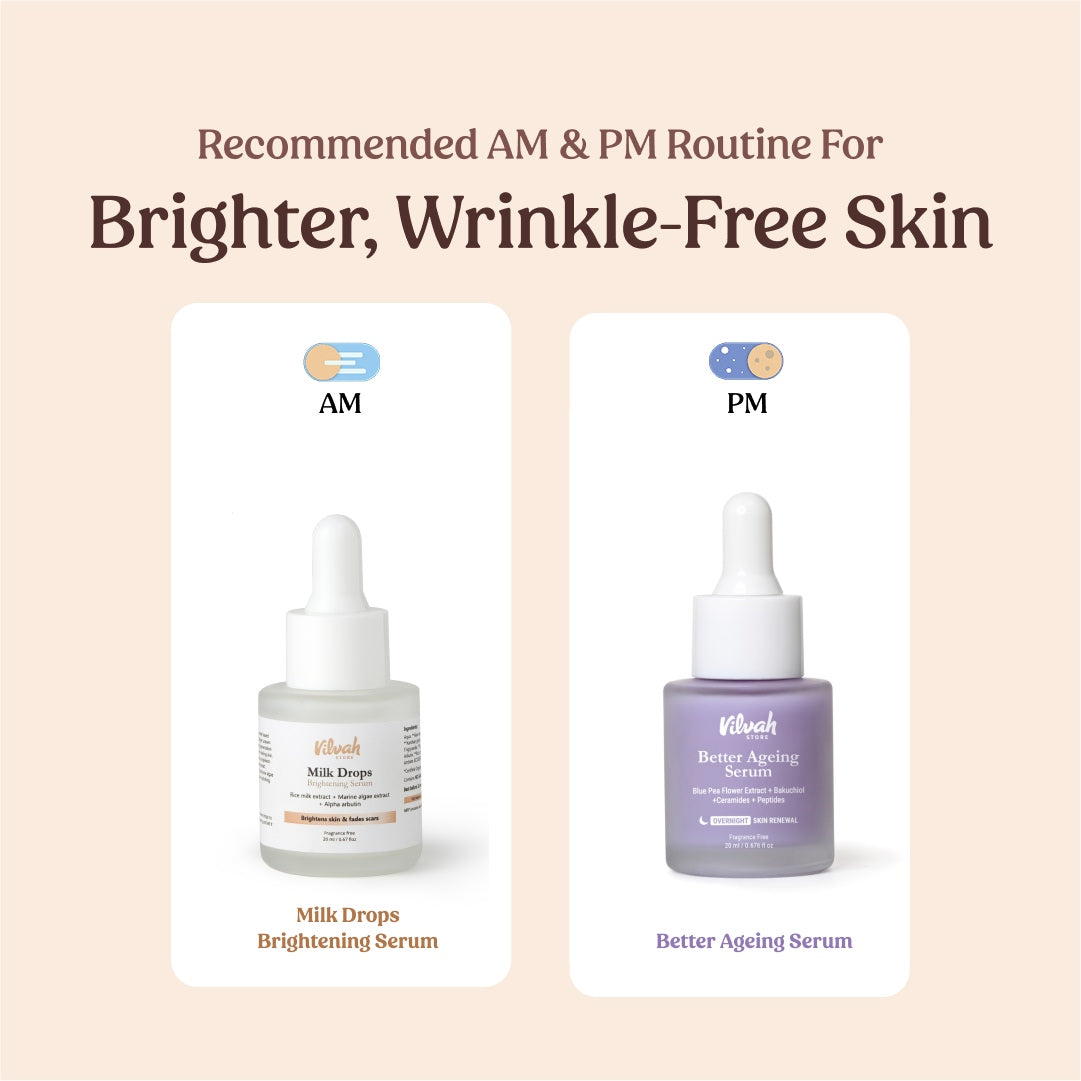 best AM PM routine for brighter and wrinkle free skin