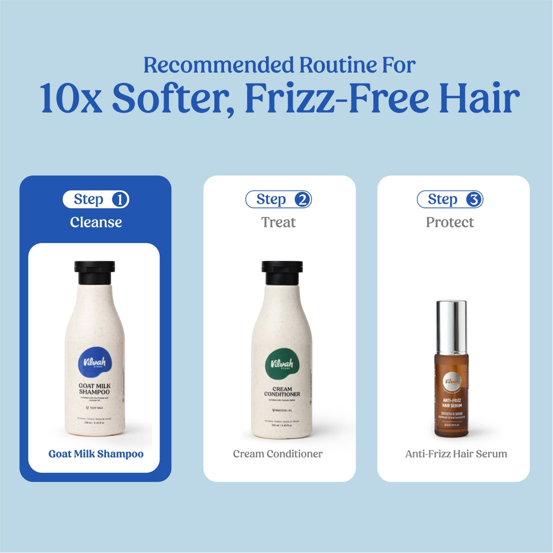 best hair routine for softer and frizz-free hair