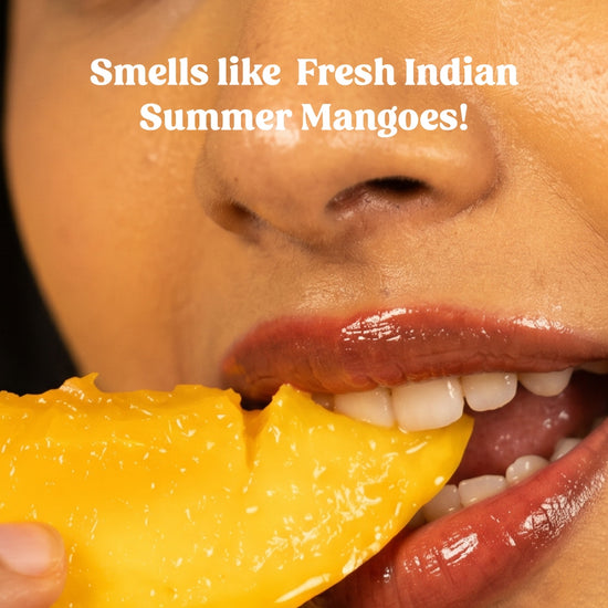 Mango Milkshake Lip Balm with juicy summer mango