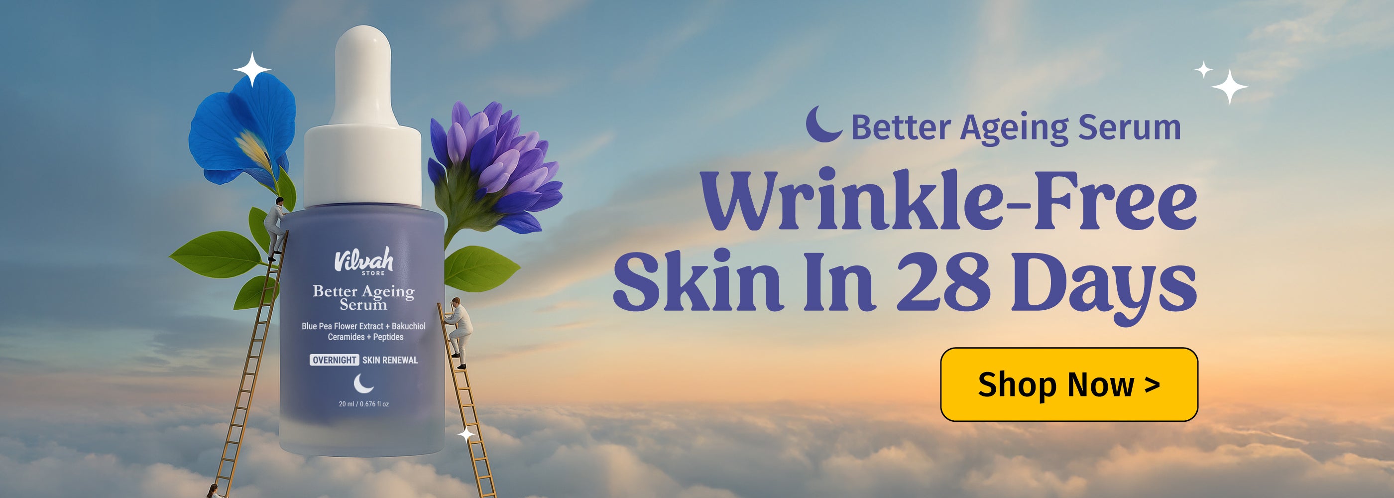wrinkle free skin in 28 days - better aging serum
