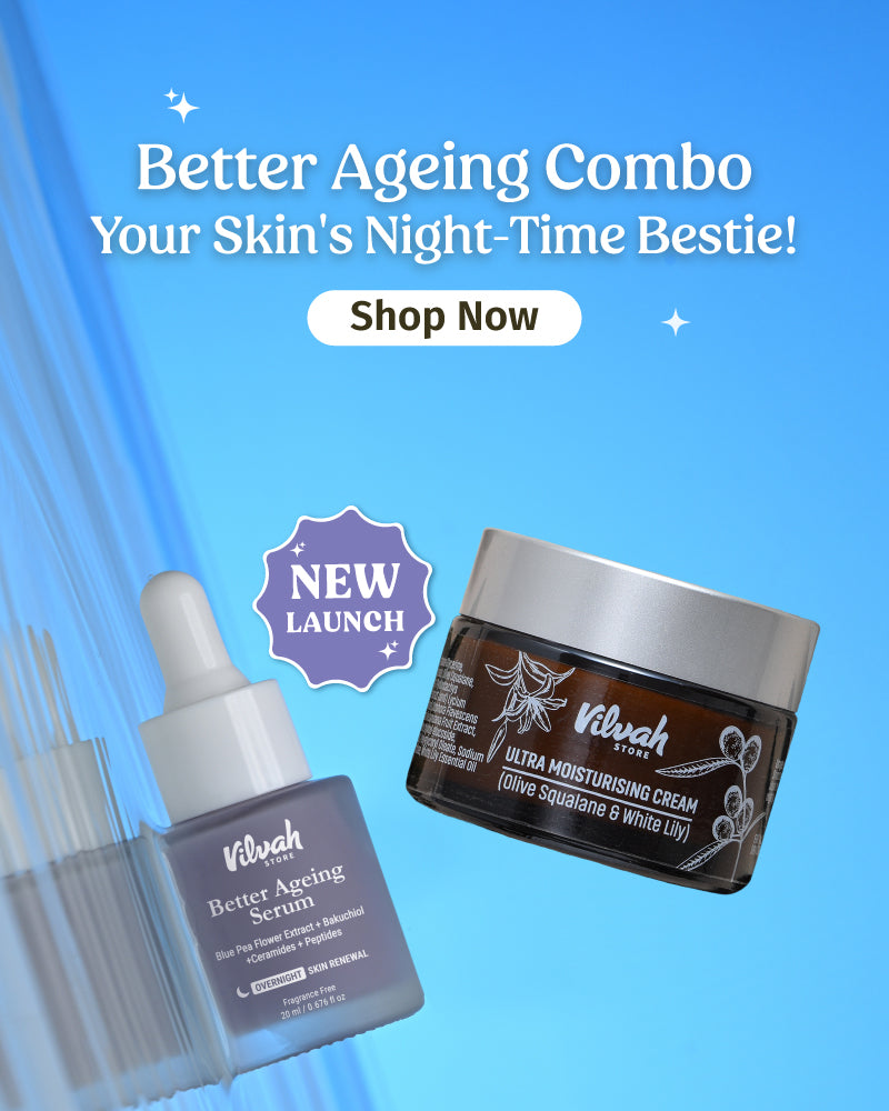 your skin's night time bestie - Vilvah's anti aging facial kit