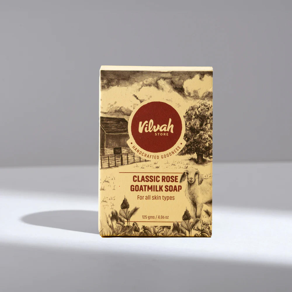 Classic rose goatmilk soap - Vilvah