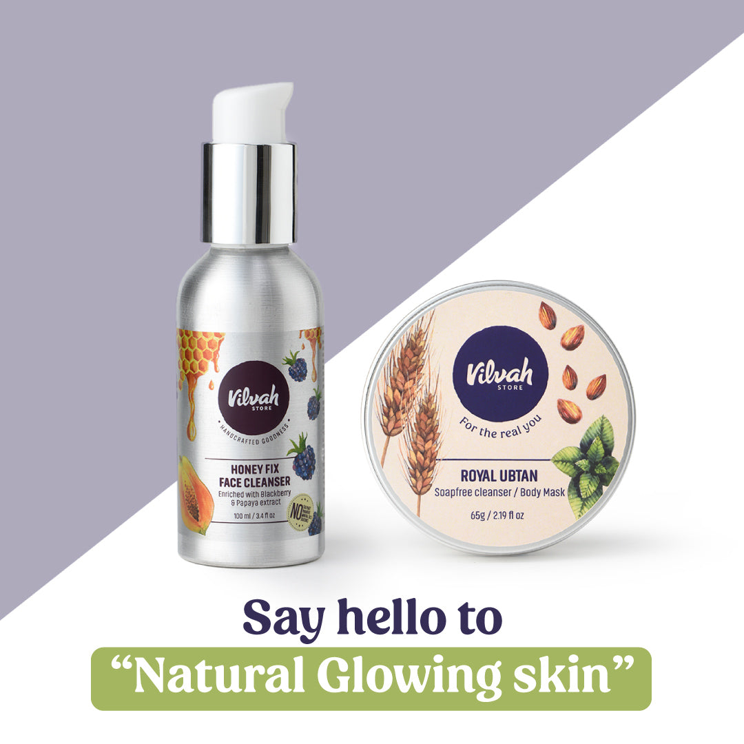 de-tan combo for natural glowing skin - Vilvah