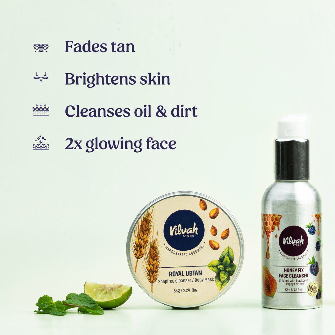 benefits of de-tan combo - Vilvah