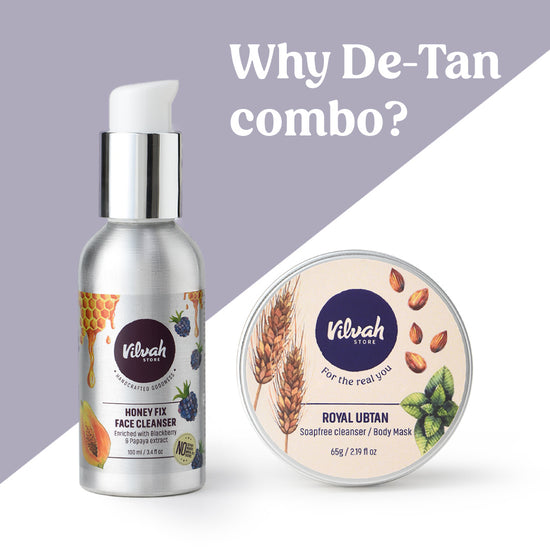 benefits of de-tan combo - Vilvah