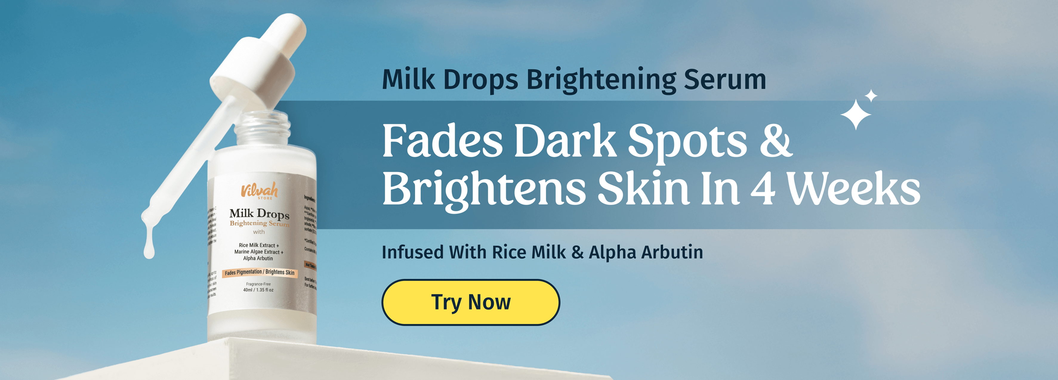vilvah milk drops serum