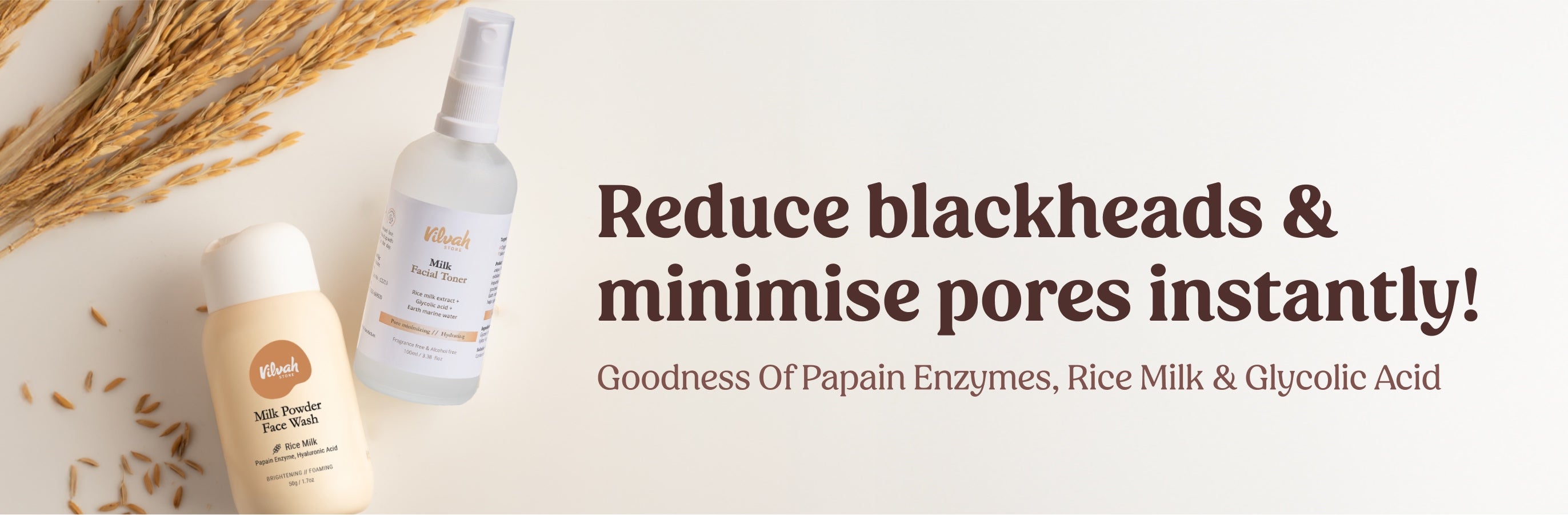 Vilvah Pore Minimising Combo reduce blackheads and minimise pores