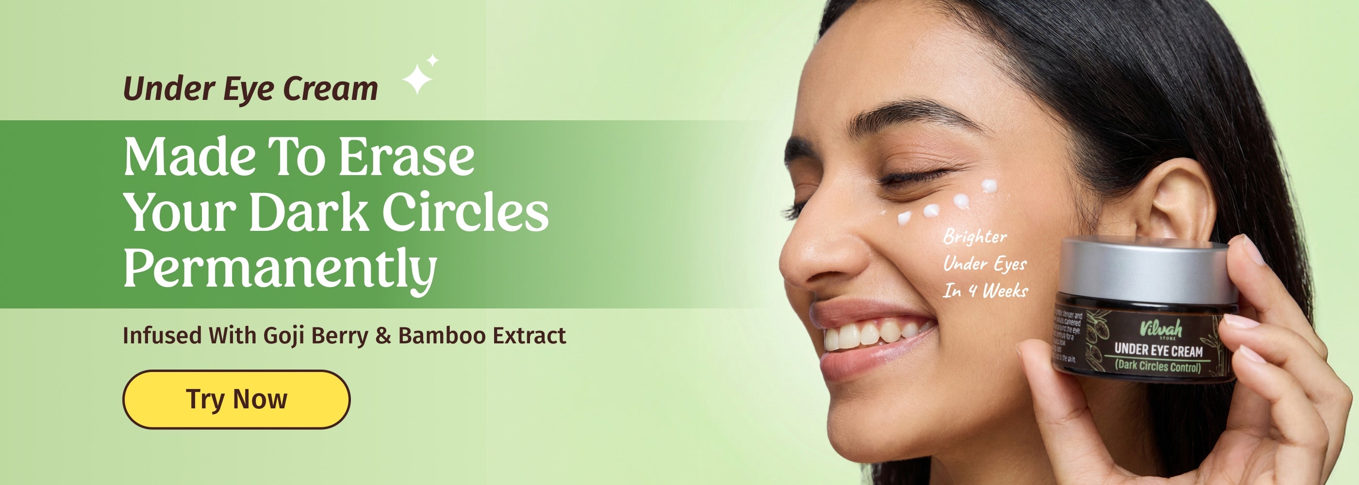 vilvah under eye cream - brighter eyes in 4weeks