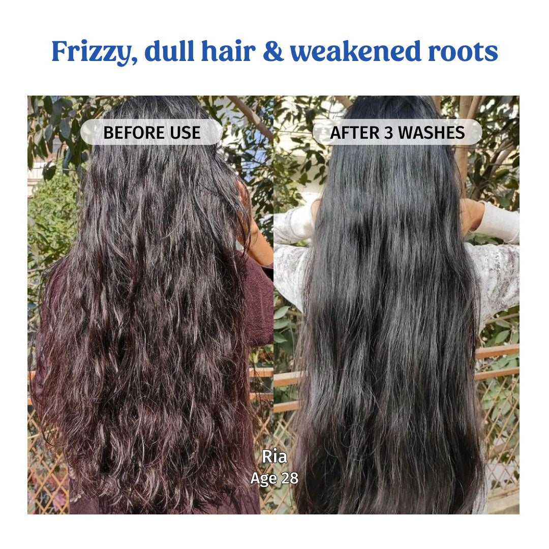 goat milk shampoo for frizzy, dull hair and weakened roots