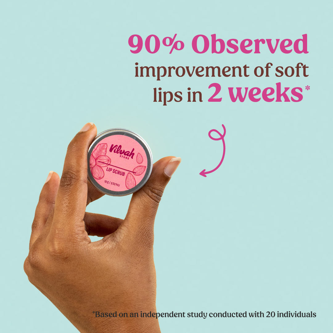 lip scrub usage - Vilvah