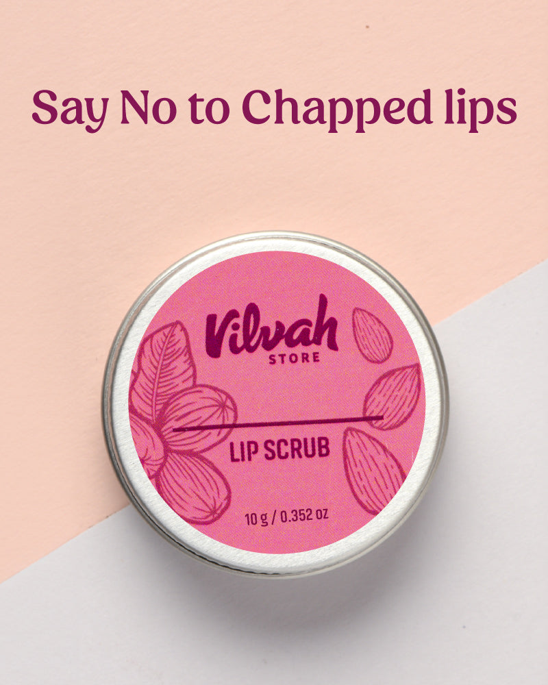 lip scrub for chapped lips - Vilvah
