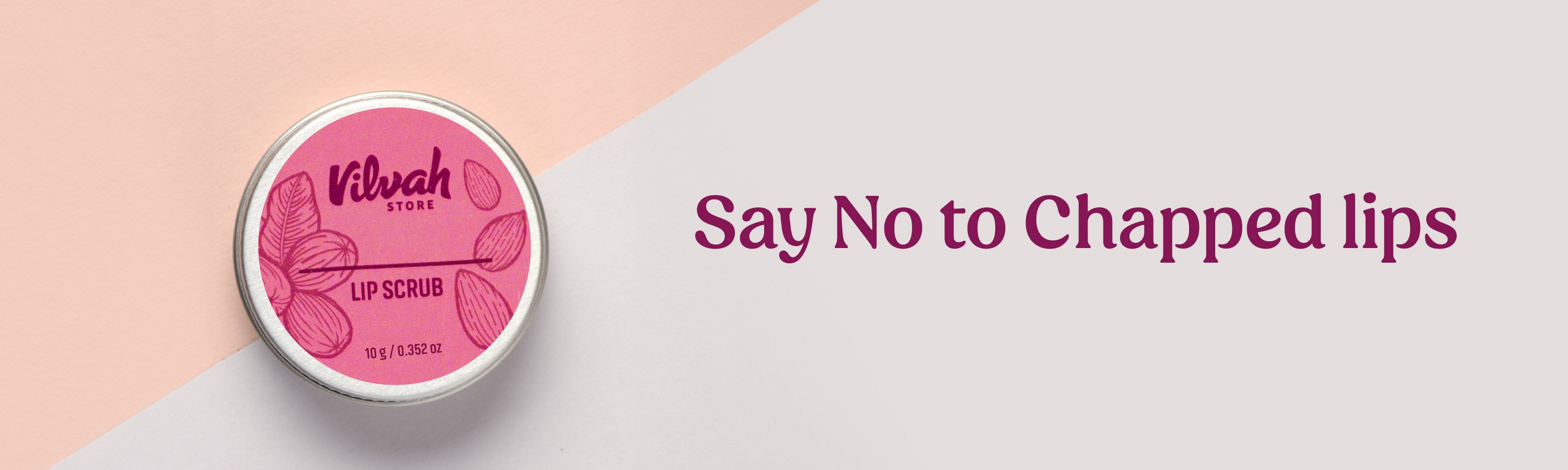 lip scrub for chapped lips - Vilvah