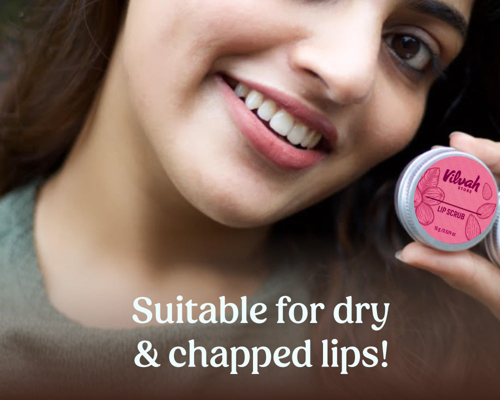 how to use lip scrub - Vilvah