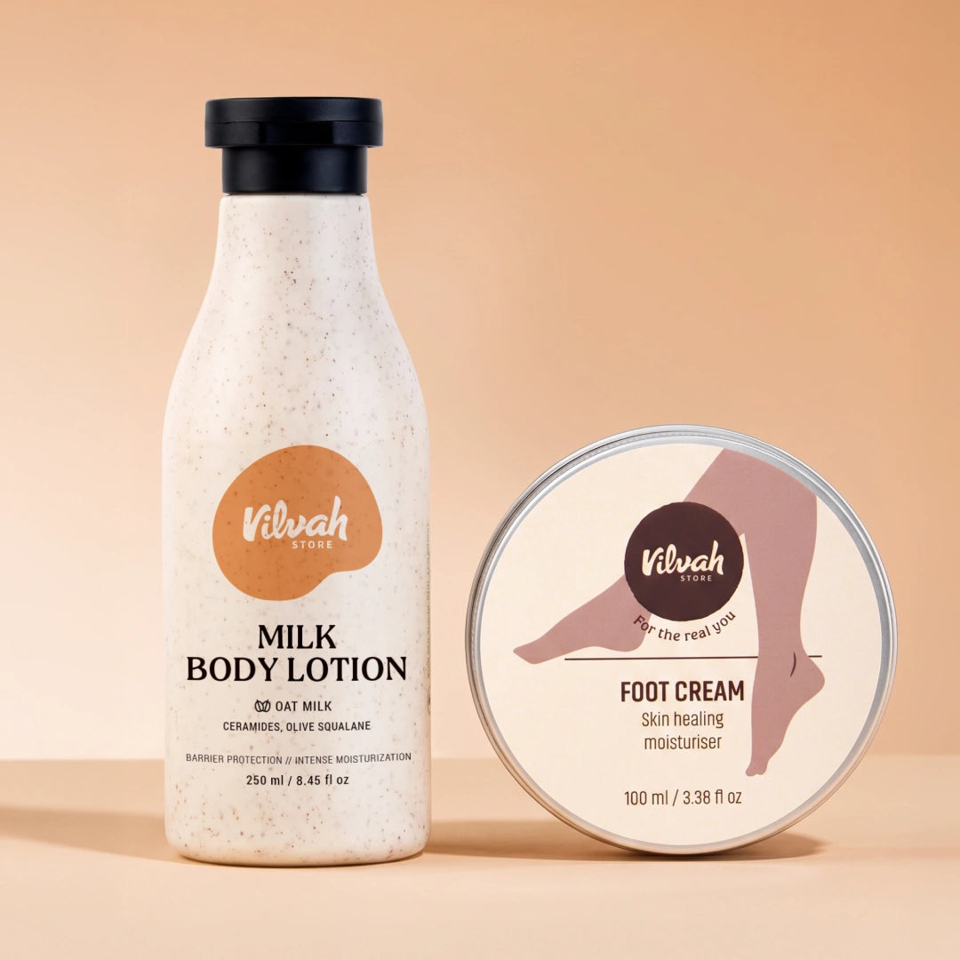 Foot Cream and Body Lotion Combo