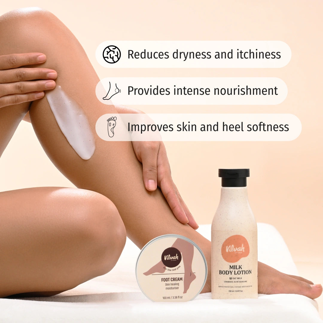 Foot Cream and Body Lotion Combo