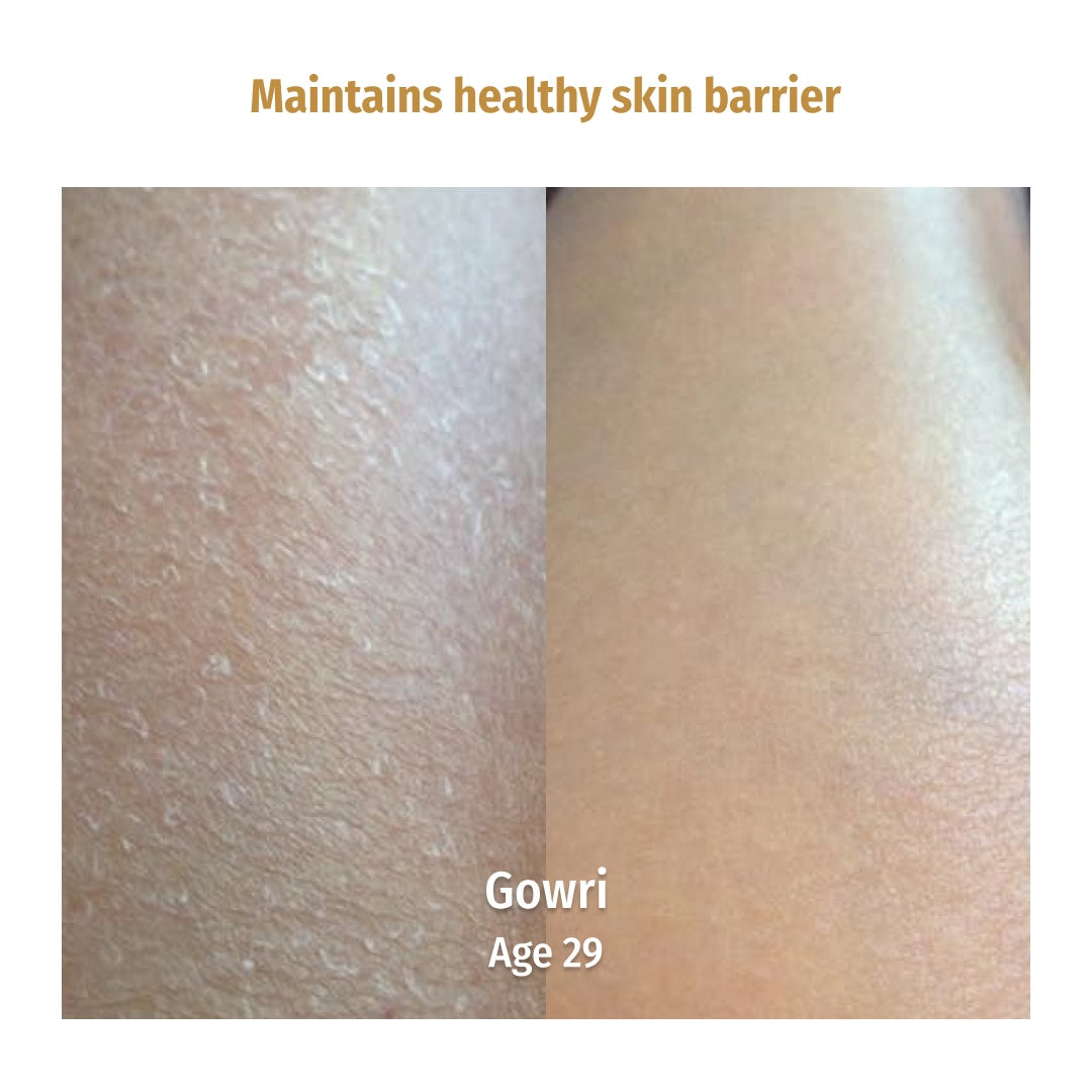 vilvah milk body lotion maintains healthy skin barrier