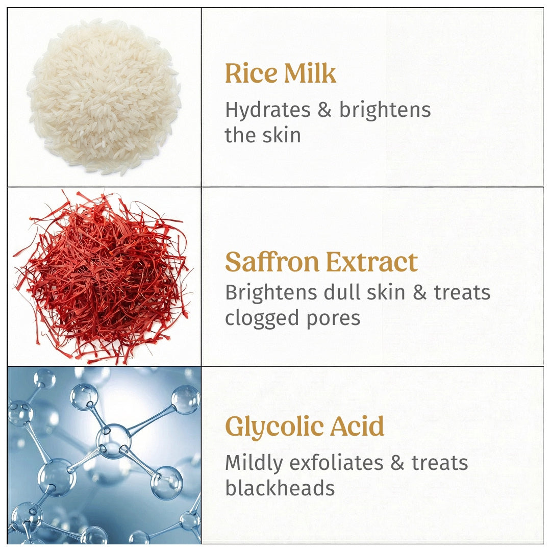 Ingredients of Vilvah Skin Glow Combo