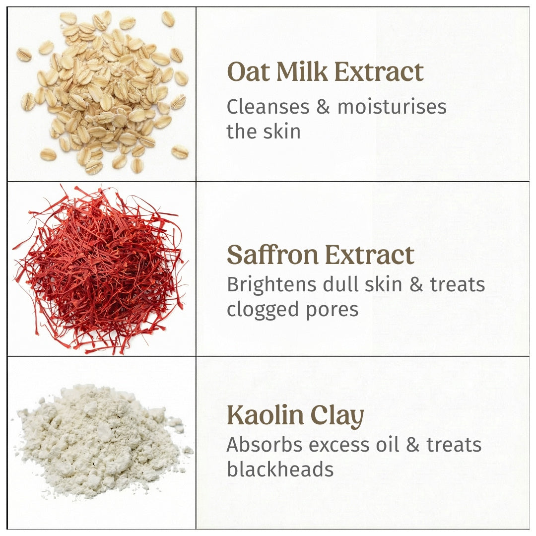 Ingredients of Vilvah Milk Mud Mask