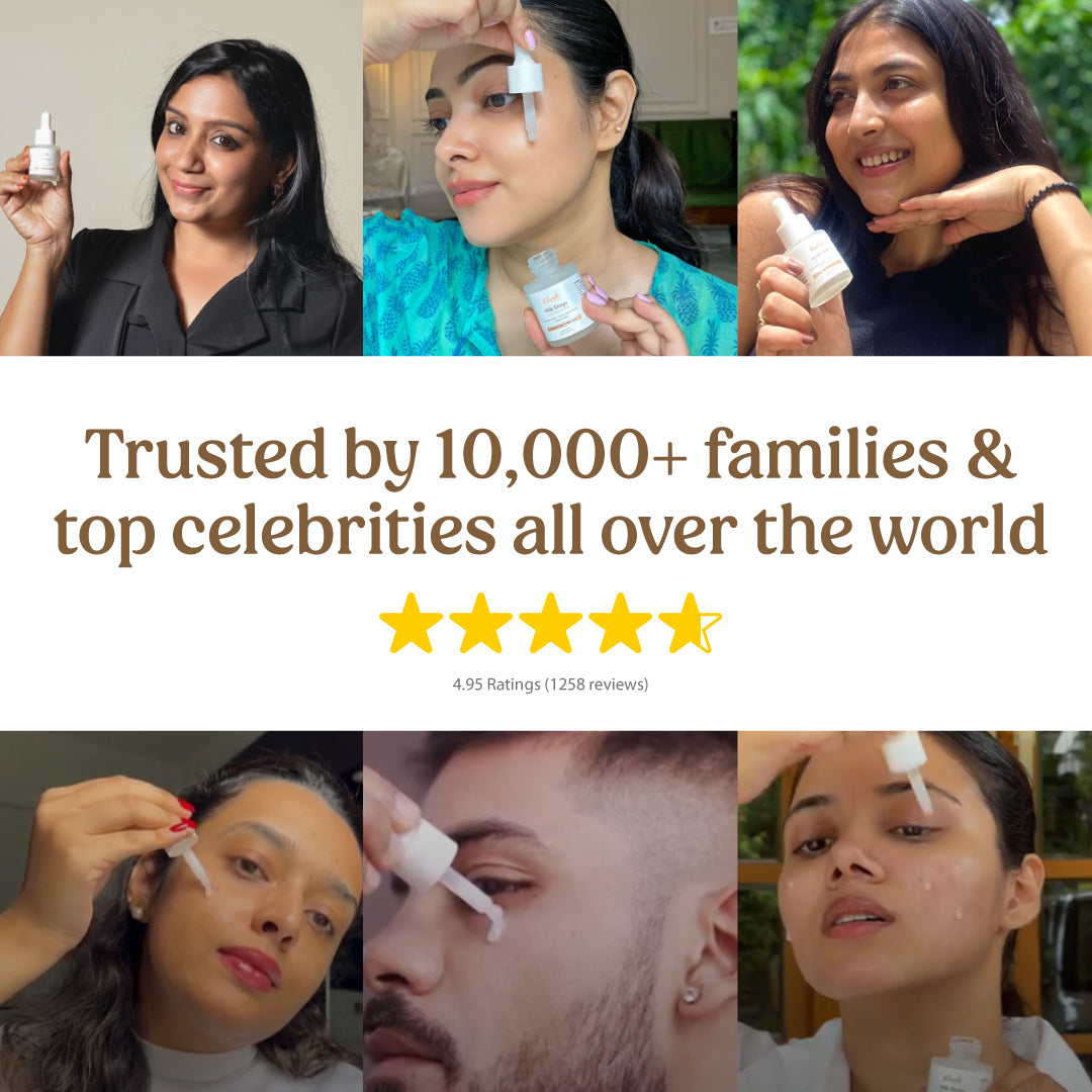 milk drops brightening serum star ratings - Vilvah