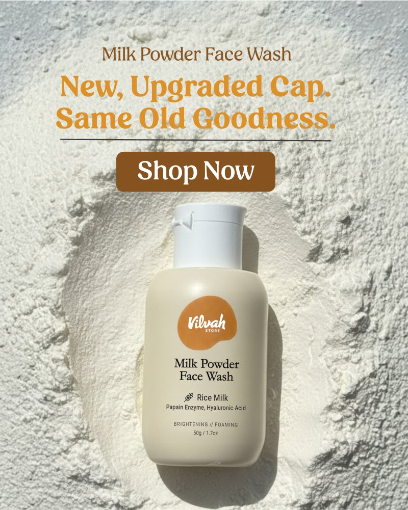 Vilvah Milk Powder Face Wash with New Cap