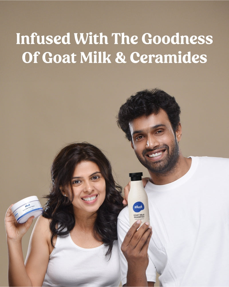 India's best Goat Milk Hair Combo - Vilvah