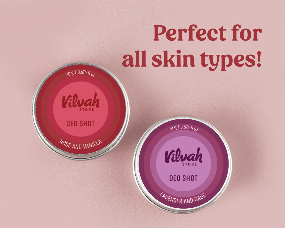 deo shot combo suits for all skin types - Vilvah