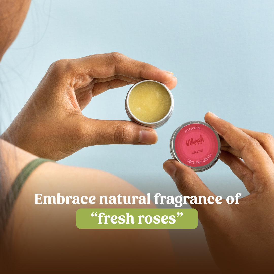 natural fragrance of fresh roses with deo shot - Vilvah