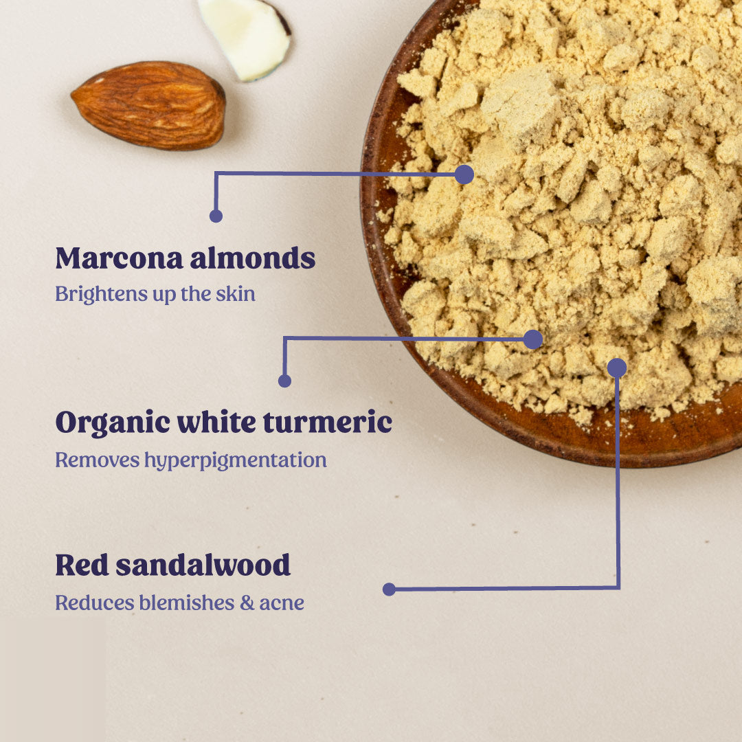 ingredients of royal ubtan - Vilvah