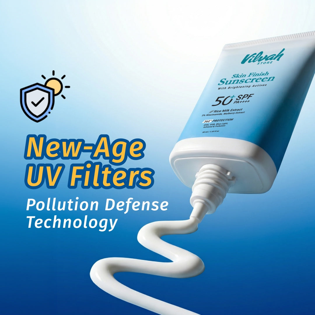 vilvah skin finish sunscreen as pollution defense technology