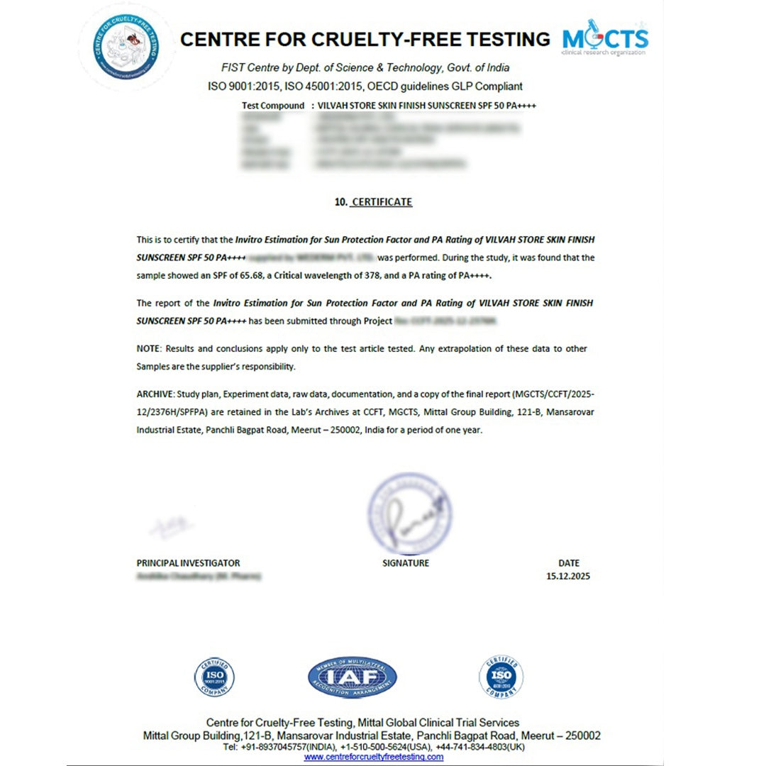 Skin Finish Sunscreen SPF 50 PA++++