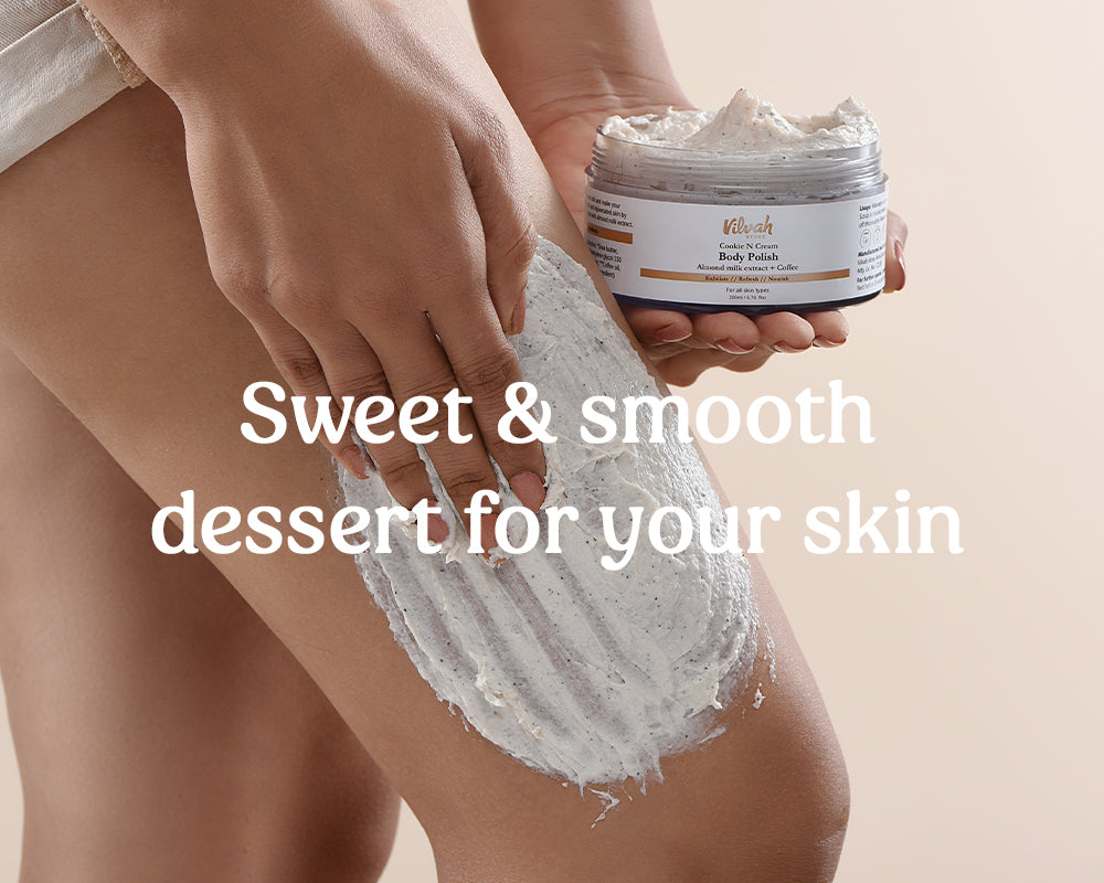 instructions to use cookie n cream body polish