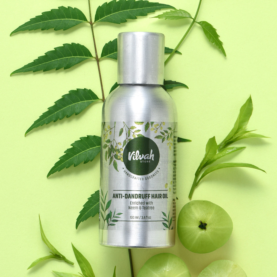 anti dandruff hair oil - Vilvah