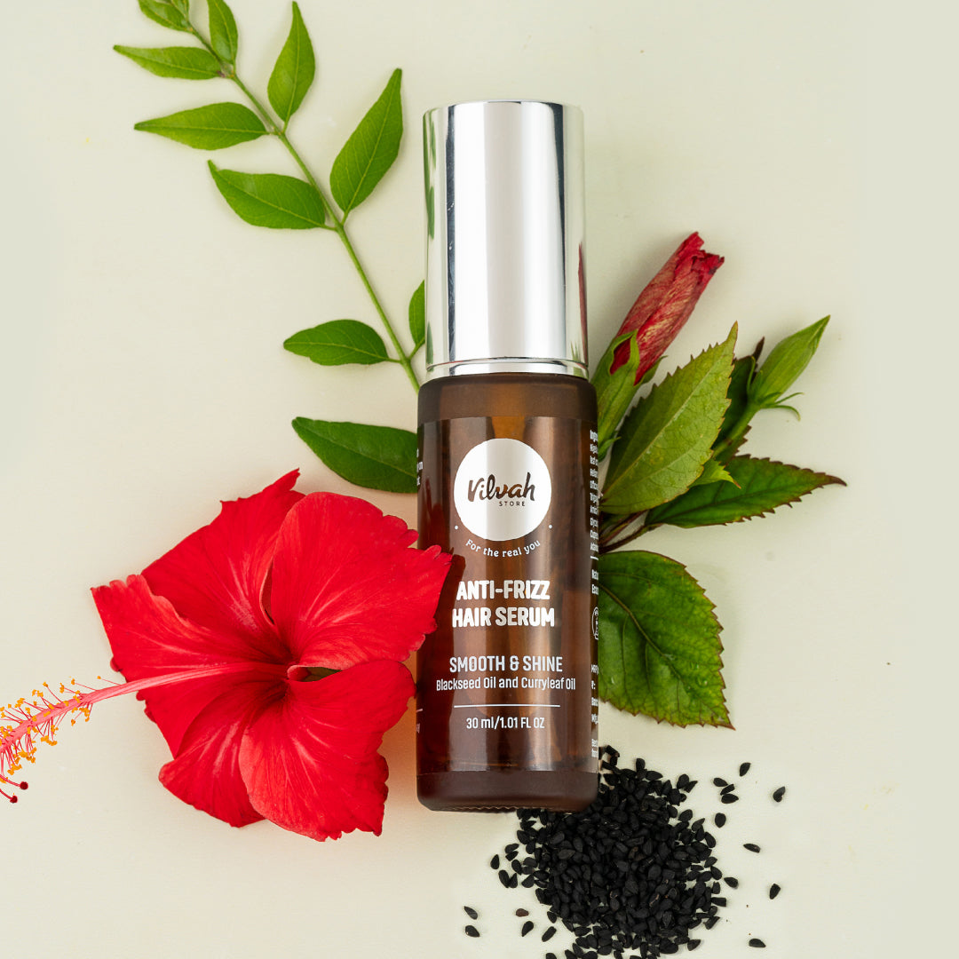 anti-frizz hair serum - Vilvah