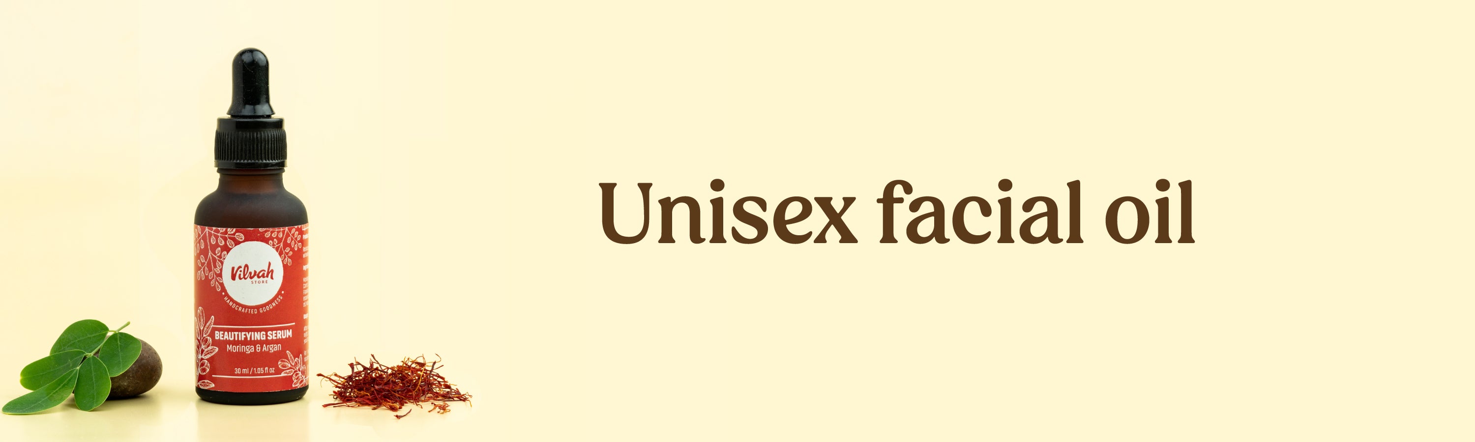 moringa beautifying serum with natural ingredients - Vilvah