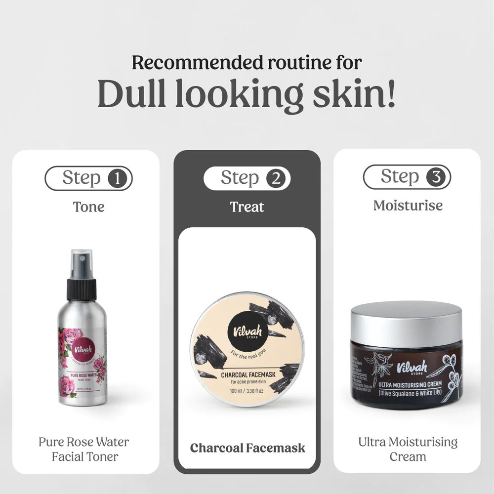 best skin care routine for dull skin - Vilvah
