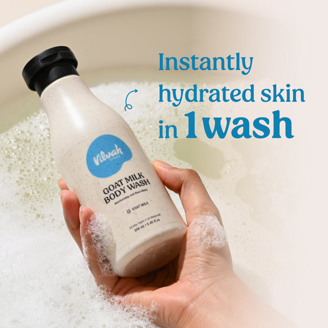 goat milk body wash review - Vilvah