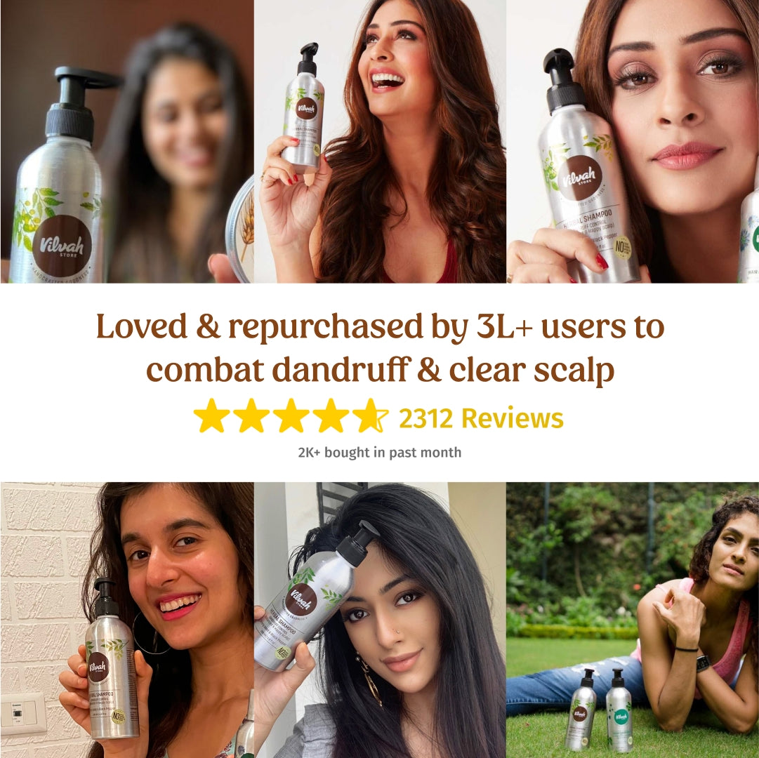 herbal shampoo review - Vilvah