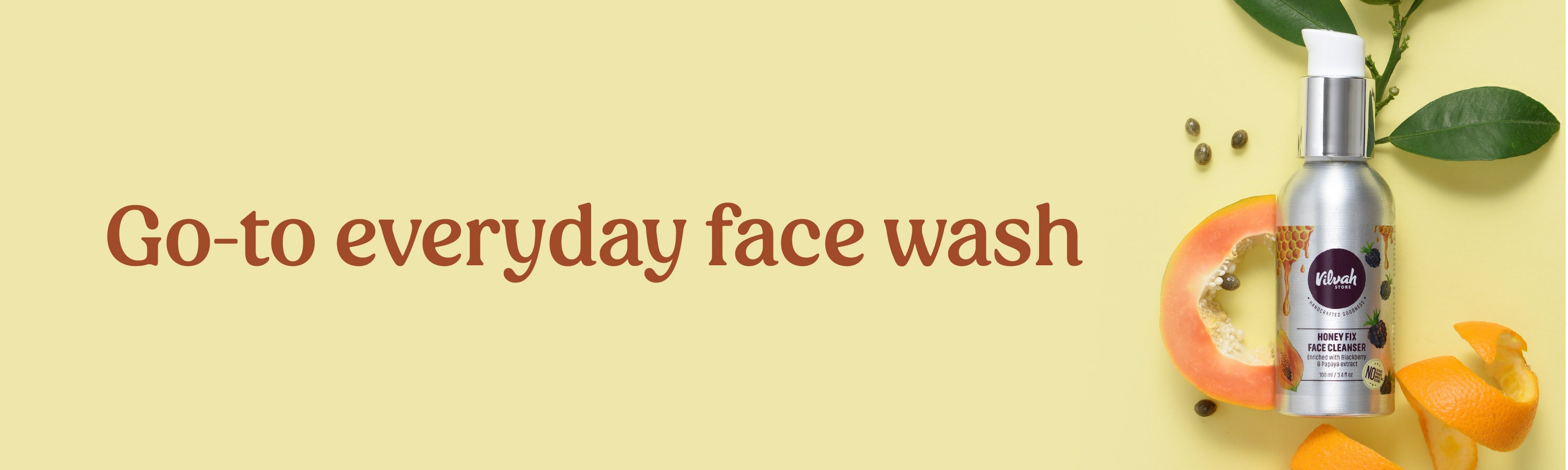 vilvah honey fix face cleanser for glowing skin