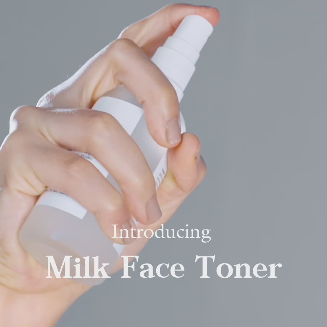 milk face toner introduction video